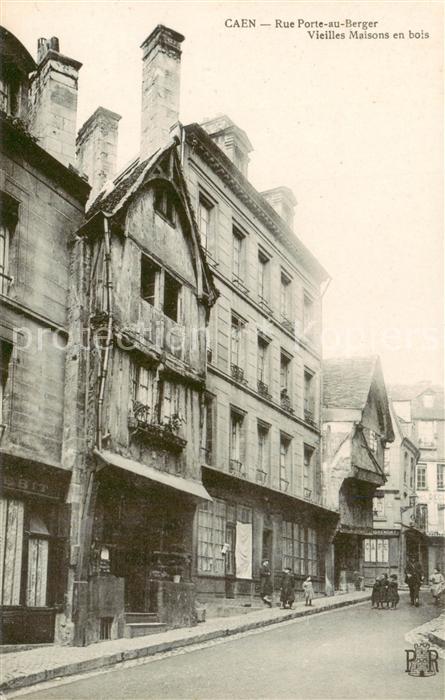 Caen 14 Rue Porte au Berger Vieilles Maisons en bois