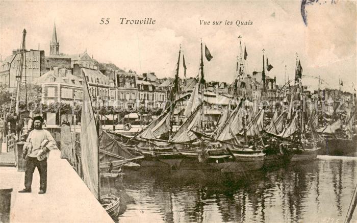Trouville-sur-Mer Vue sur les Quais