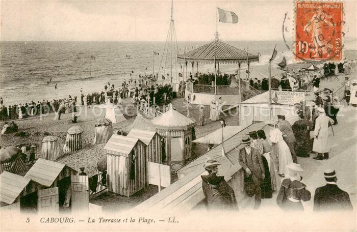 Cabourg 14 Calvados La Terrasse et la Plage