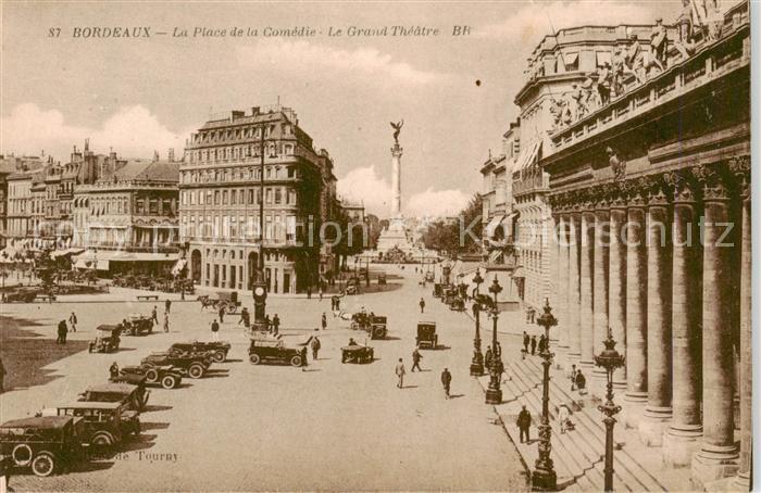 Bordeaux 33 La Place de la Comedie Le Grand Theatre