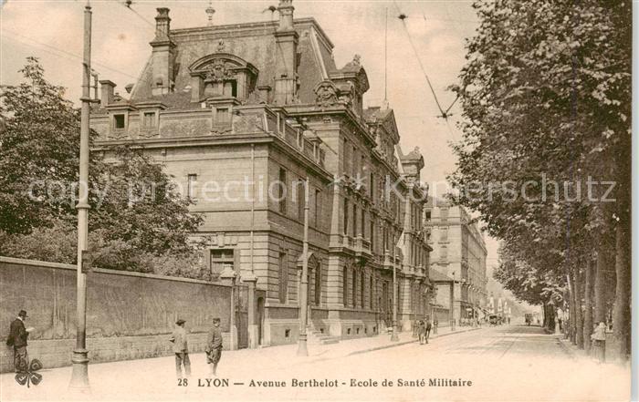 Lyon 69 Rhone Avenue Berthelot Ecole de Sante Militaire
