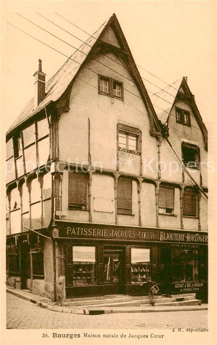 Bourges 18 Cher Maison natale de Jacques Coeur Patisserie