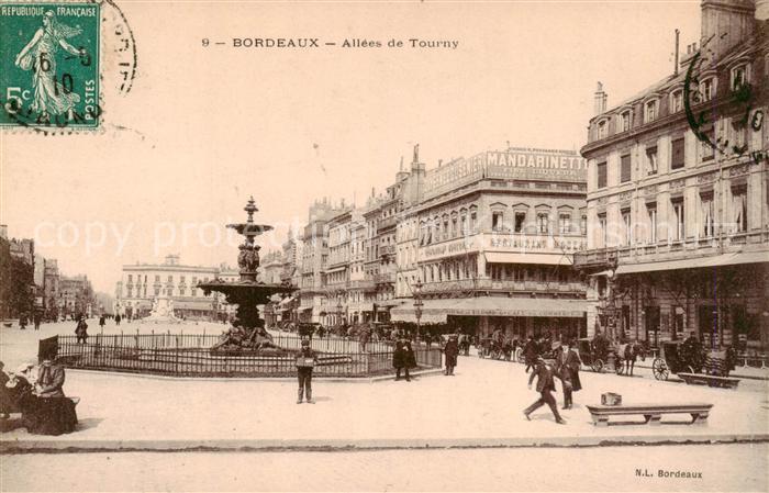 Bordeaux 33 Allées de Tourny Fontaine