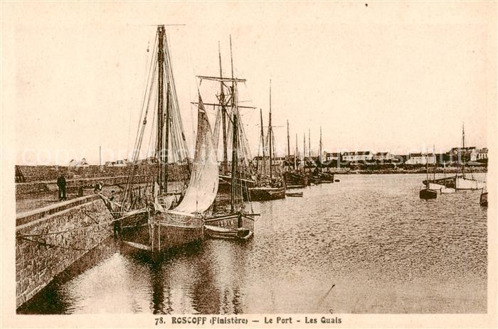 Roscoff 29 Finistere Le port et les quais