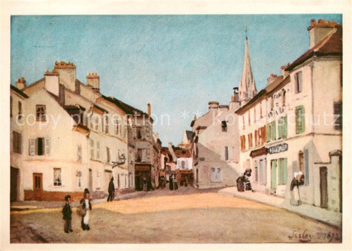 Paris 75 Peinture Francaise Les Impressionnistes Alfred Sisley Place d Arenteuil