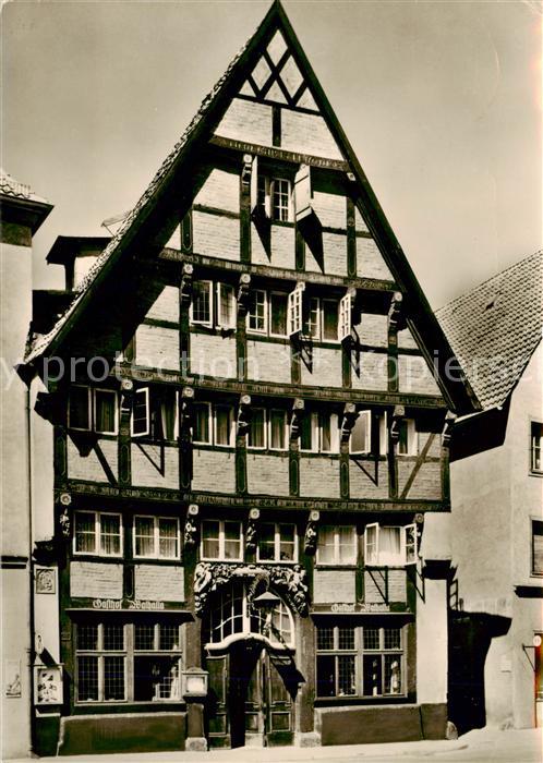 Osnabrueck Gasthof Walhalla Fachwerkhaus