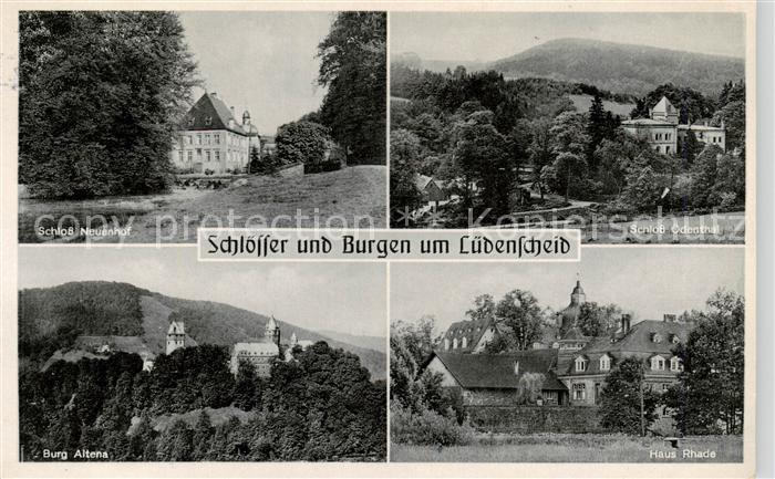 Luedenscheid Schloss Neuenhof Schloss Odenthal Burg Altena Haus Rhade