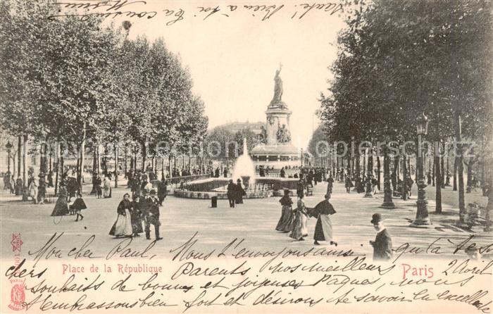 Paris 75 Place de la Republique
