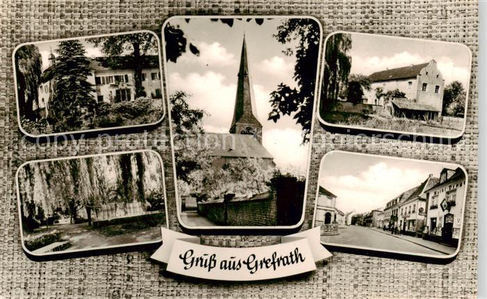 Grefrath Niederrhein Teilansichten Kirche