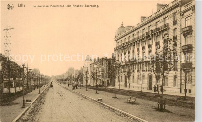 Lille 59 La nouveau Boulevard Lille Roubaix Tourcoing