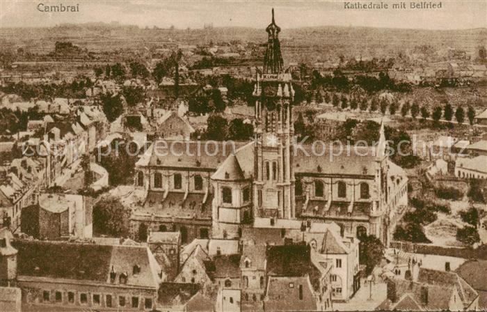 Cambrai 59 Nord Kathedrale mit Belfried