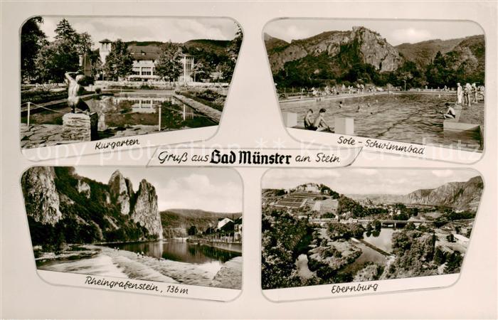 Bad Muenster Stein Ebernburg Kurgarten Sole Schwimmbad Rheingrafenstein Ebernbur