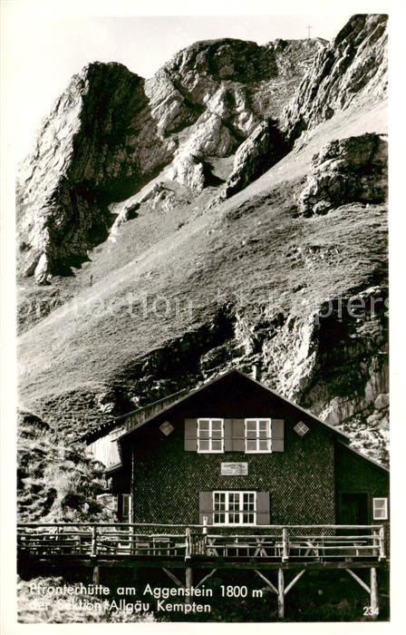 Pfronten Ostallgaeu Bayern Pfrontenhuette am Aggenstein