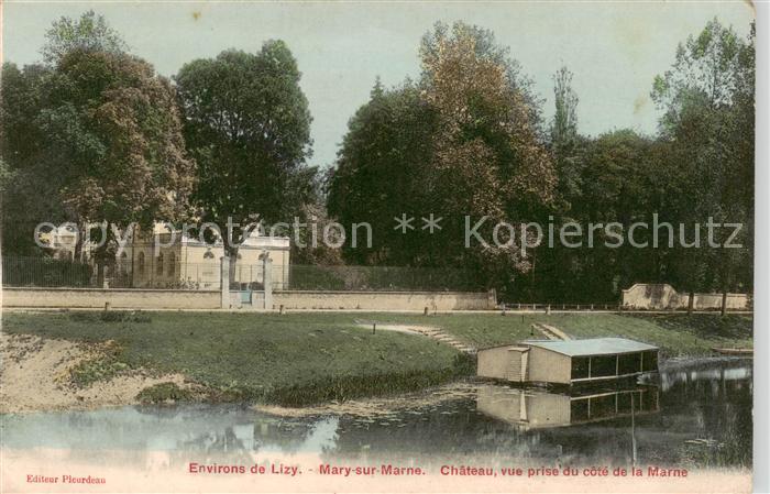 Mary-sur-Marne Chateau vue prise du cote de la Marne