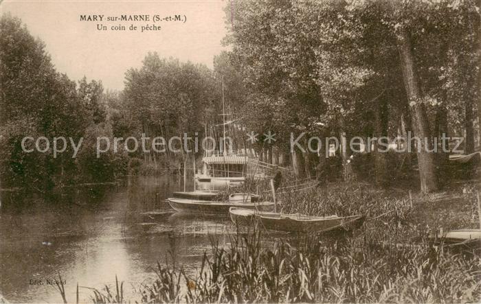 Mary-sur-Marne Un coin de peche