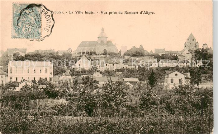 Provins 77 Seine-et-Marne La Ville haute Vue prise du Rempart d Aligre