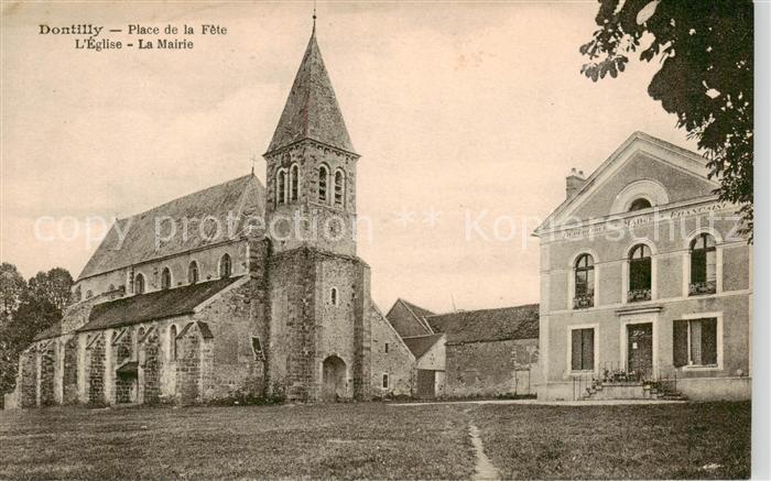 Donnemarie-Dontilly Place de la Fete L’Eglise La Mairie