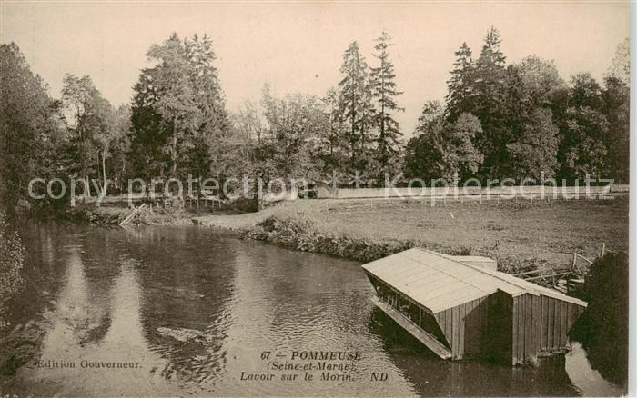 Pommeuse Lavoir sur le Morin