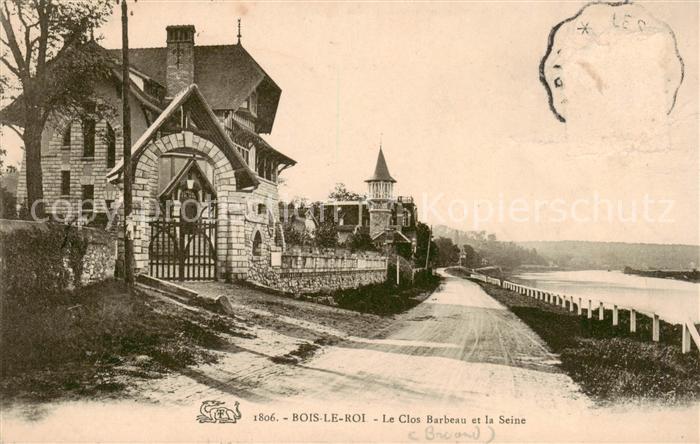 Bois-le-Roi 77 Seine-et-Marne Le Clos Barbeau et la Seine