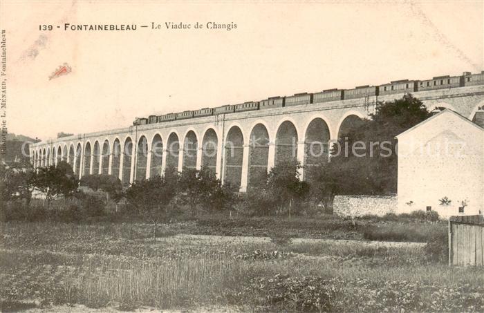 Fontainebleau 77 Seine et Marne Le Viaduc de Changis
