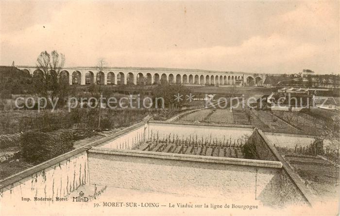 Moret-sur-Loing Le Viaduc sur la ligne de Bourgogne
