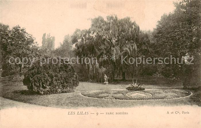 Les Lilas 93 Seine-Saint-Denis Parc Roziere