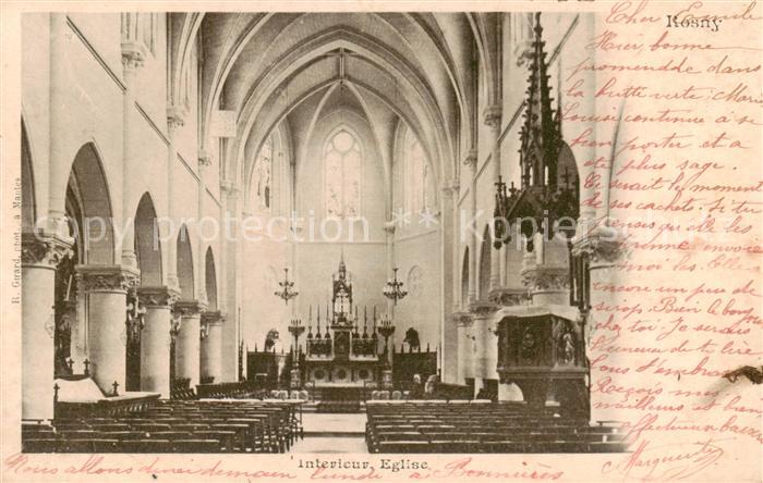 Rosny-sous-Bois 93 Seine-Saint-Denis Interieur Eglise