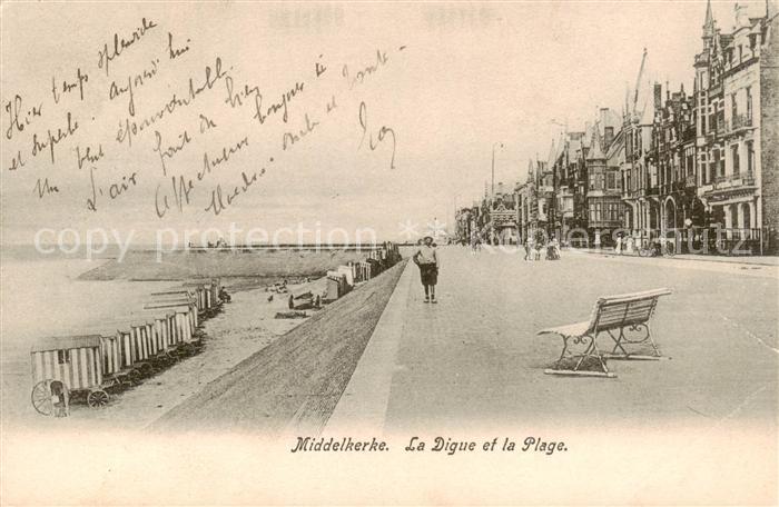 Middelkerke Belgie La Digue et la Plage