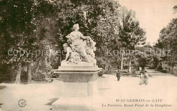 St-Germain-en-Laye 78 Yvelines Le Parterre Rond Point de la Dauphine