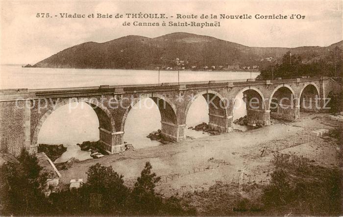 Theoule-sur-Mer 06 Viaduc et Baie de Theoule route de la Nouvelle Corniche d’Or