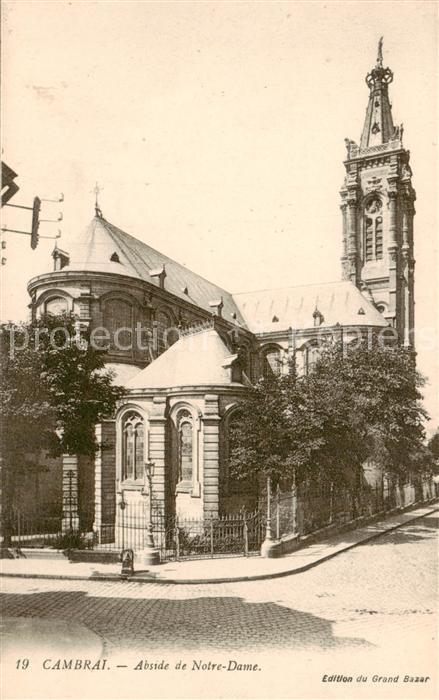 Cambrai 59 Nord Abside de Notre Dame
