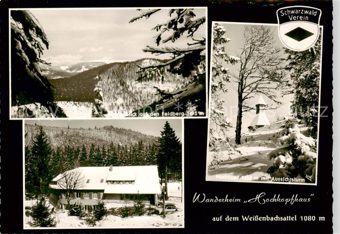 Todtmoos Schwarzwald BW Feldbergblick Wanderheim Hochkopfhaus Aussichtsturm