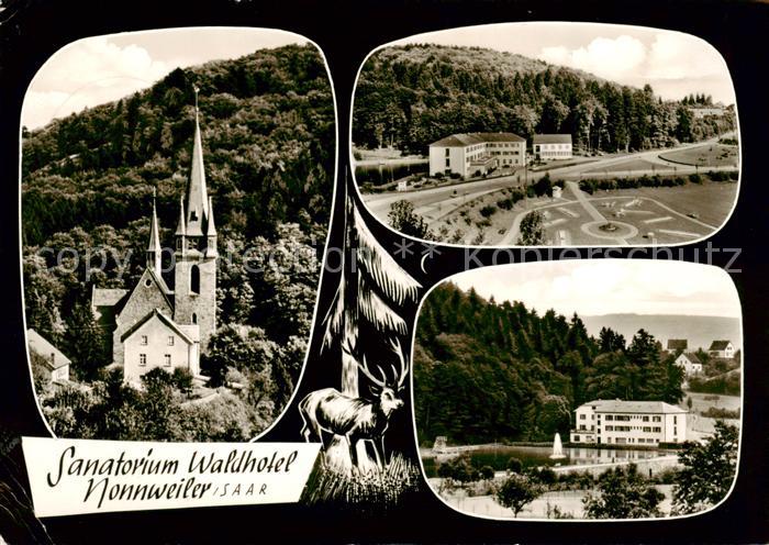 Nonnweiler Kirche Sanatorium Waldhotel