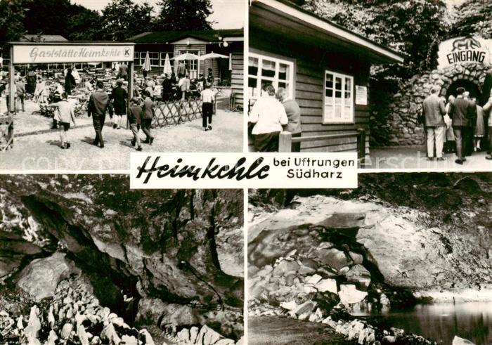 Uftrungen Gaststaette Heimkehle Gipssteinhoehle Eingang Inneres