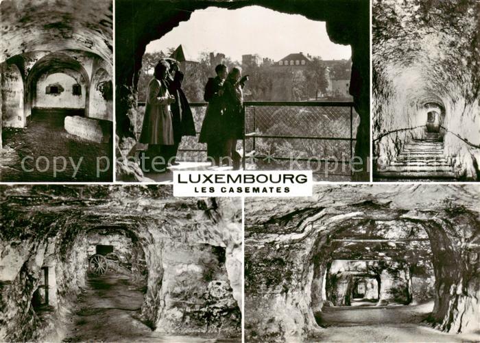 Luxembourg  Luxemburg Les Casemates Vue partielle
