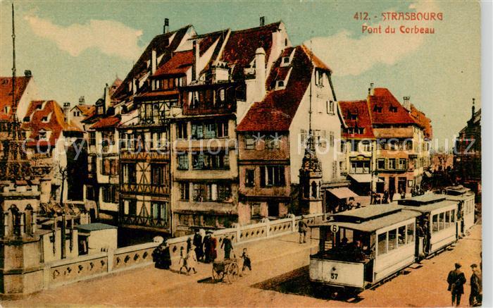 Strassenbahn Strasbourg Pont du corbeau