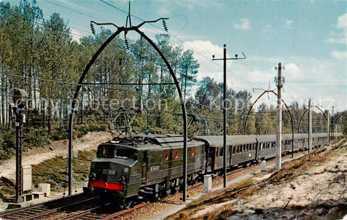 Eisenbahn Railway Chemin de Fer Landes Bordeaux Irun