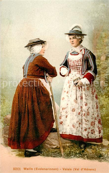Valais Wallis Kanton Trachten