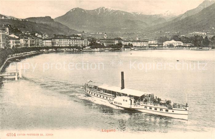 Schiffe Binnenschifffahrt Lugano