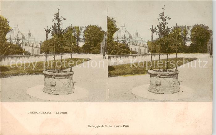 Chenonceaux 37 Indre et Loire Le puits