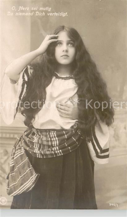 Foto NPG Nr. 946/1 O Herz sei mutig, da niemand dich verteidigt