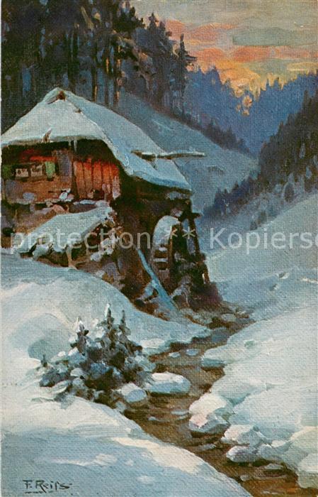 Reiss Fritz Nr. 10 Winter im Schwarzwald