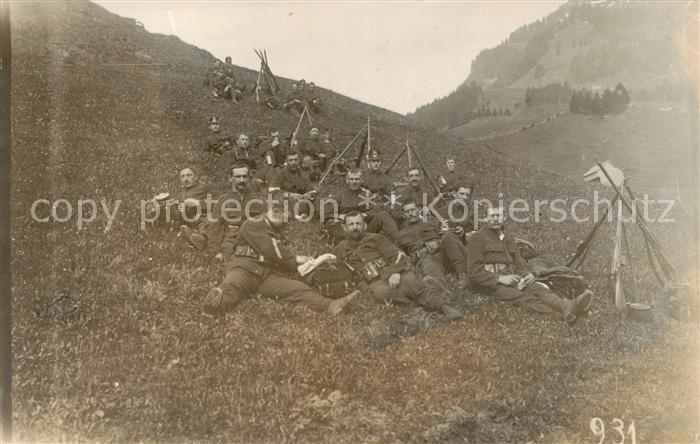 Militaria Schweiz Soldaten