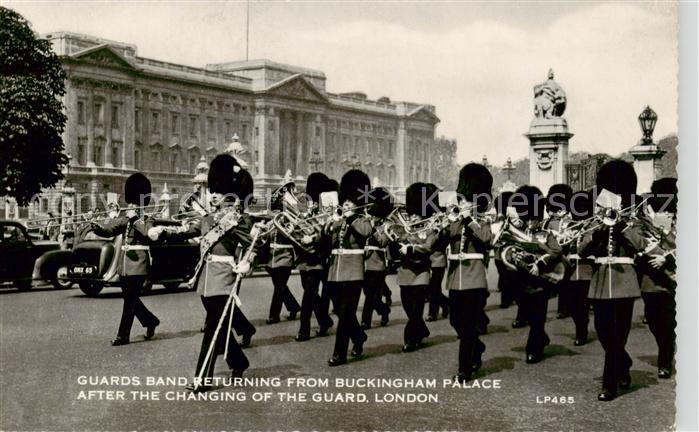 Buckingham  Palace London UK Guards
