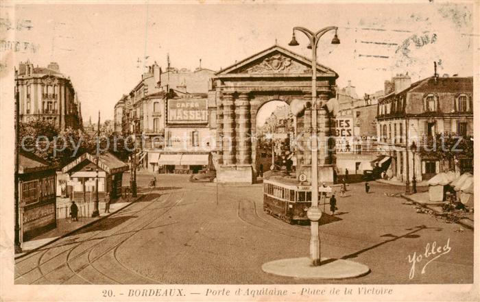 Eisenbahn Railway Chemin de Fer Bordeaux Porte d Aquitaine Place de la victoire