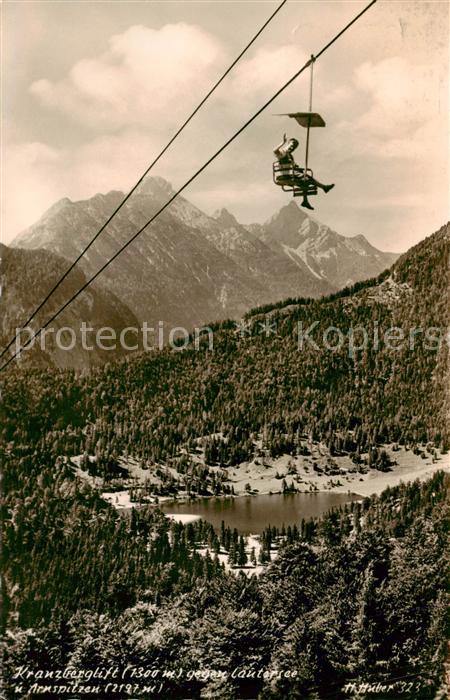 Sessellift Chairlift Telesiege Kranzberglift Lautersee