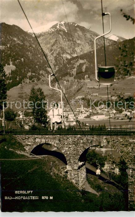 Sessellift Chairlift Telesiege Bad-Hofgastein