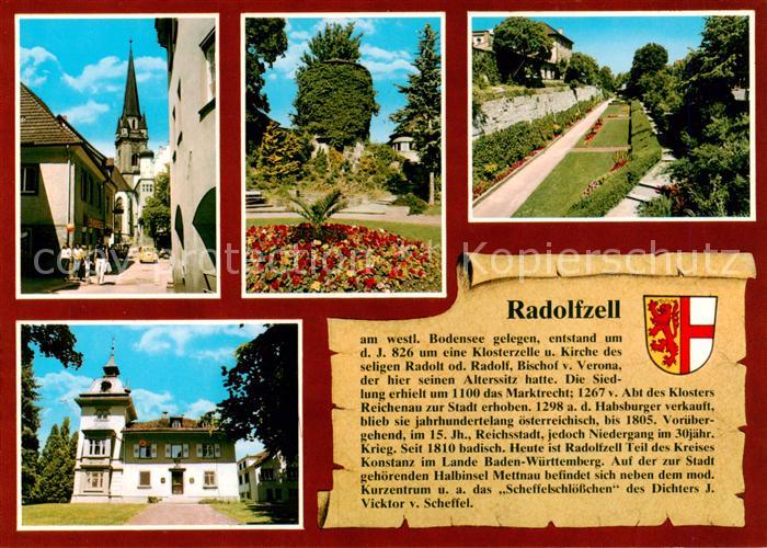 Radolfzell Bodensee Liebfrauenmuenster Hexenturm Stadgarten Scheffel-Schloessle