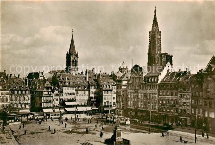 Eisenbahn Railway Chemin de Fer Strasbourg Place Kléber