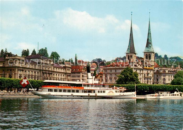 Schiffe Binnenschifffahrt Wilhelm Tell Luzern